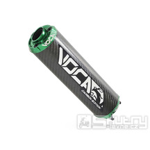 Koncovka výfuku Voca Carbon - CNC zelená