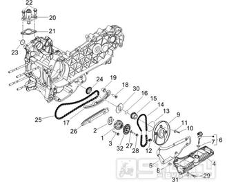 1.18 Olejové čerpadlo - Gilera Runner 125 VX 4T 2005-2006 UK (ZAPM46100)