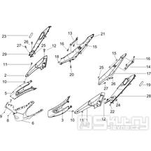 2.32 Boční kapotáž, spojler - Gilera Runner 50 PureJet 2005-2006 UK (ZAPC46200)