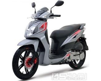 SYM Symphony SR 125 (6,5Kw) Limitovaná edice  - prodloužená záruka 3 roky - barva šedá