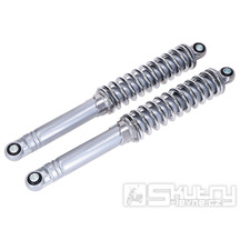 Sada tlumičů IMCA 340 mm nastavitelné chrom/šedé