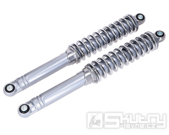 Sada tlumičů IMCA 340 mm nastavitelné chrom/šedé