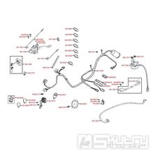 Elektroinstalace a zámky - Kymco Movie S 125i SR25BA