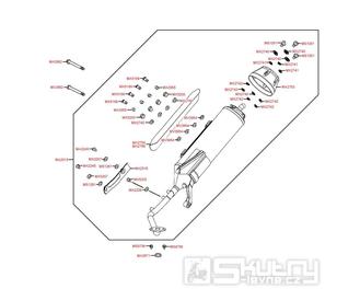 F14 Výfuk - Kymco People S 125