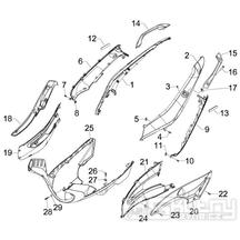 2.32 Boční kapotáž, spojler - Gilera Runner 50 PureJet ST 2008 (ZAPC46200)