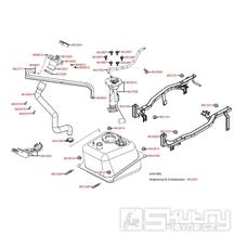 F10 Benzinová nádrž - Kymco Xciting 500i [AFI]