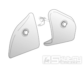 Kryty rukou v čírém provedení k plexi Puig T.S.