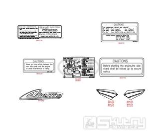 F22 Samolepky - Kymco Agility 50 MMC 4T