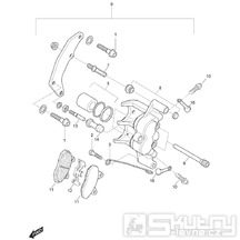 FIG41 Brzdový třmen přední - Hyosung GV 125M C Aquila