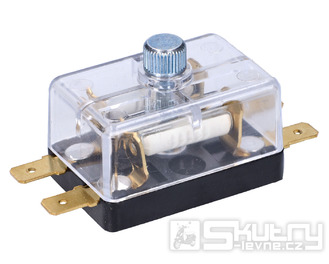 Pojistková skříňka 2pólová se 4 konektory pro Simson S50, S51, S70, KR51, SR4