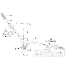 3.06 Řidítka, gripy - Gilera Stalker 50 Naked 2008 (ZAPC40102)