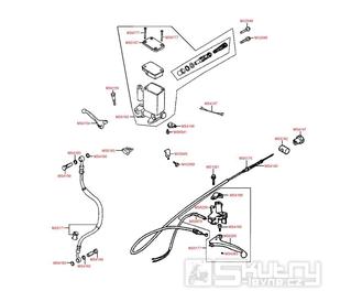 F04 Hlavní brzdový válec přední / Zadní brzda - Kymco Heroism 50 Calypso 50 KCZ SB10AC