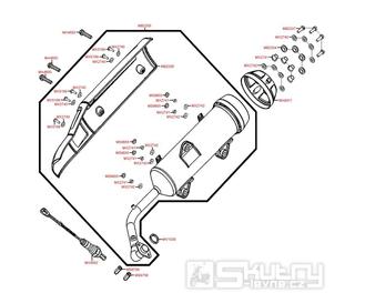 F14 Výfuk - Kymco People GT 125i