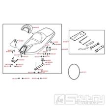 F09 Sedačka / Nářadí - Kymco Xciting 500i EVO SBA0BB