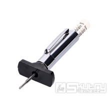 Hloubkoměr dezénu pneumatik 1–25mm Silverline