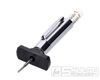 Hloubkoměr dezénu pneumatik 1–25mm Silverline