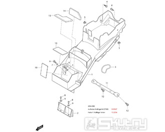 FIG32 Zadní blatník - Hyosung GT 250i NE (Naked)