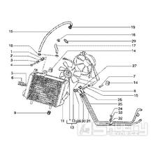 T22 Chladič - Gilera Runner 125 FX DT 2T LC (ZAPM0700...)