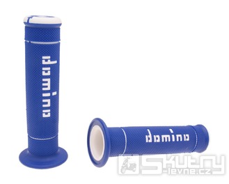 Gripy Domino A240 Trial v modro-bílém provedení o délce 125mm