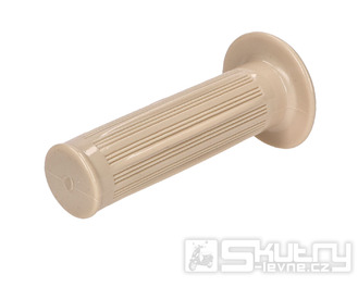 Gumový grip krémově bílý 22mm