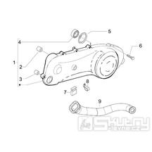 1.15 Kryt variátoru - Gilera Stalker 50 2T 2008-2011 (ZAPC40100, ZAPC40101)