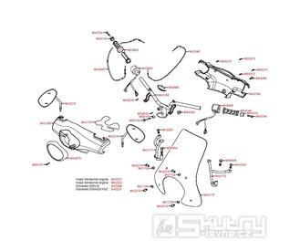 F03 Řídítka - Kymco People 250