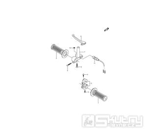 33 Gripy / Páčky / Přepínače - Hyosung EZ 100 M / Super Cab 100