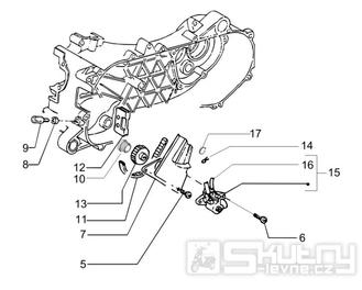 1.18 Olejové čerpadlo - Gilera Runner 50 PureJet SC 2005 UK (ZAPC46200)