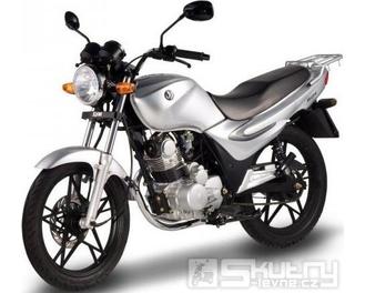 SYM XS 125 - barva stříbrná