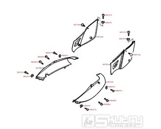 F13 Zadní kapotáž - Kymco PULSAR 125 [RJ25CB]