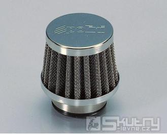 Přímý metalový vzduchový filtr Polini - Ø 35 mm, malý