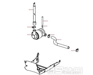 F21 Sekundární vzduchový systém - Kymco DJ 50 S KG10B