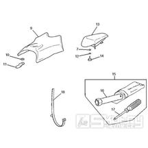 2.39 Sedačka, nářadí - Gilera SC 125 2006 (6H332629, VTHGS1A1A, VTHGS1A1B)