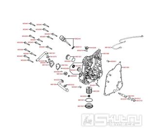 E04 Kryt motoru pravý - Kymco Downtown 300i