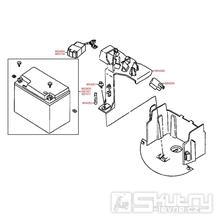 F11 Baterie / CDI jednotka / relé startéru - Kymco Fever 2 50 ZXII Super Fever
