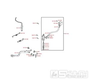 F15 Hlavní brzdový válec zadní a nožní brzda - Kymco Maxxer 300 Wide MMC