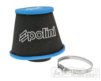 Vzduchový filtr Polini Big Evolution 48mm rovný černo-modrý