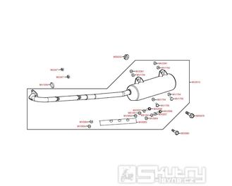 F14 Výfuk - Kymco MXU 250