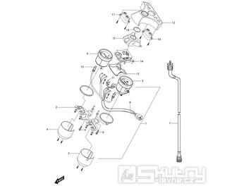 FIG21 Tachometr / Otáčkoměr - Hyosung GV 250i C