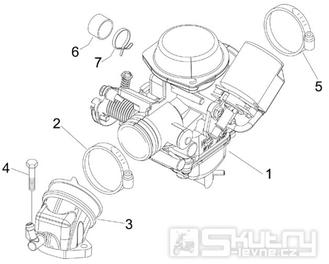 1.39 Karburátor - Gilera Runner 200 VXR 4T LC Race 2006 (ZAPM46400)