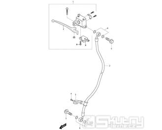 41 Hlavní brzdový válec přední brzdy - Hyosung MS3 250i