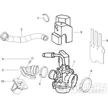 1.39 Karburátor - Gilera Stalker 50 2T 2007-2008 (ZAPC40100)