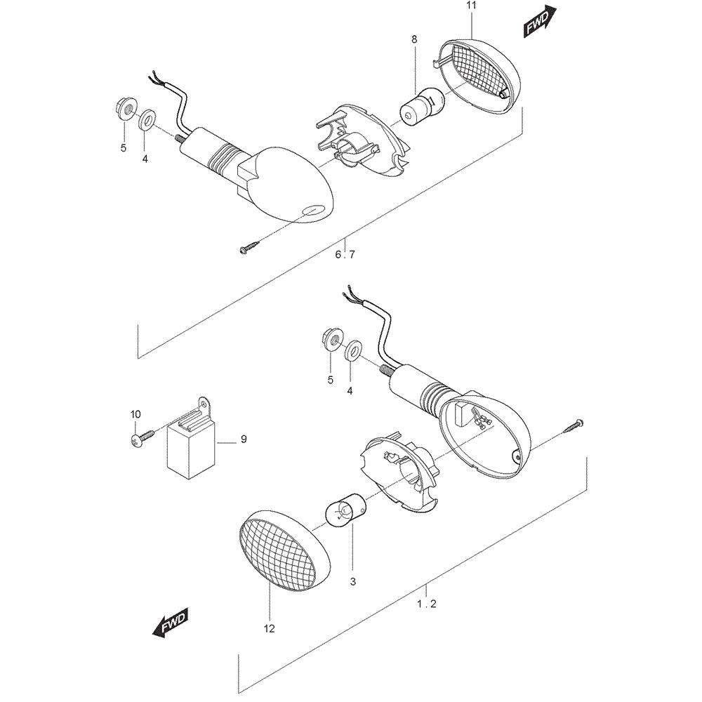 FIG23 Blinkry - Hyosung GT 125 NE