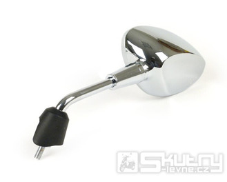 Zrcátko Moto Nostra Shorty levé pro Vespa GTS 125–300 HPE, Primavera, Sprint – chromované