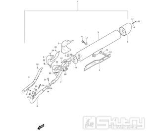 FIG12 Výfuk - Hyosung GV 125M C Aquila