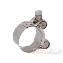 Objímka výfuku ocelová 32–35mm šířka 20mm