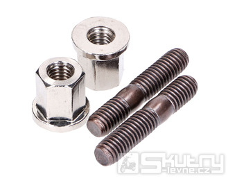 Štefty výfuku Naraku včetně matek - M6 x 32 mm