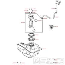 F10 Palivová nádrž - Kymco Downtown 125i