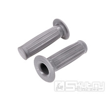 Sada rukojetí šedá 22/24mm pro Kreidler Florett, Flory, Zündapp, Hercules