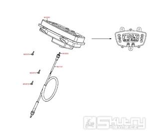 F02 Tachometr - Kymco MXU 300 Wide